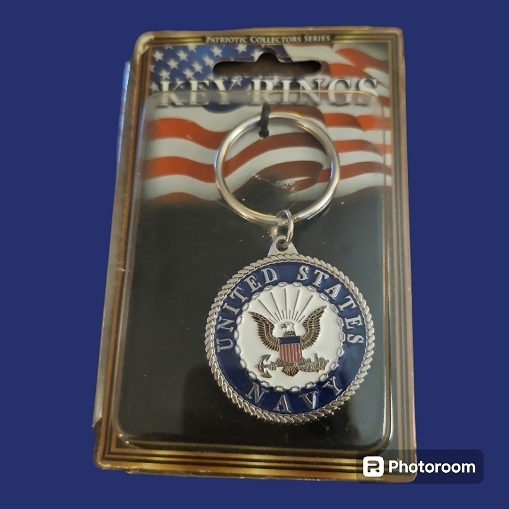 3/$30 Eagle Emblems Navy Challenge Coin Keyring